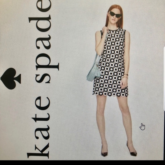 kate spade Dresses & Skirts - Kate Spade Dress Sz 2 Black & white Lace